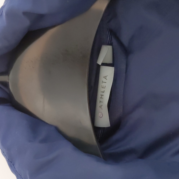 Athleta Navy Down Jacket - Picture 3 of 3